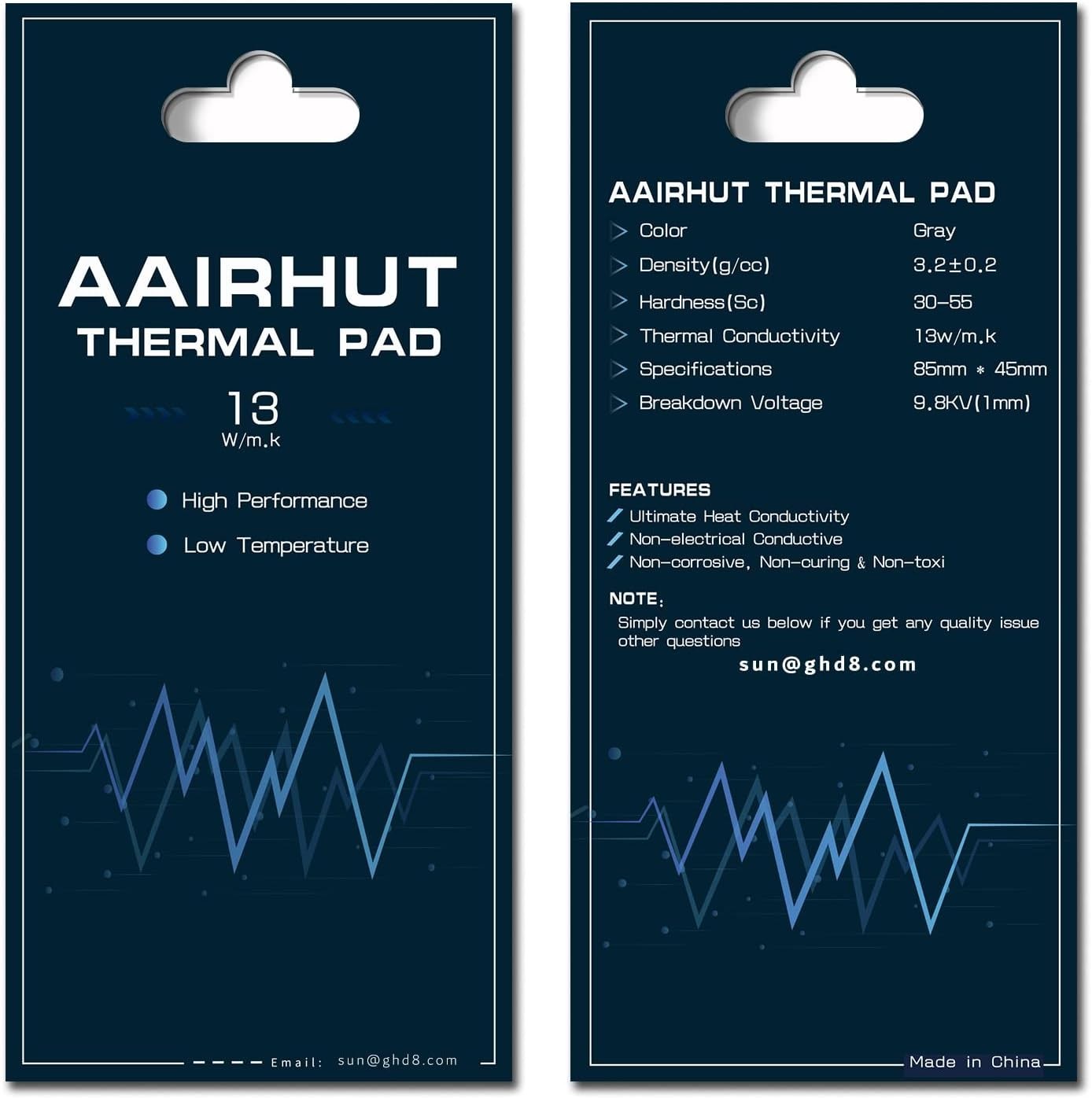 Versatile Silicone Thermal Pad 85x45mm - Non-Conductive, Durable & Stackable