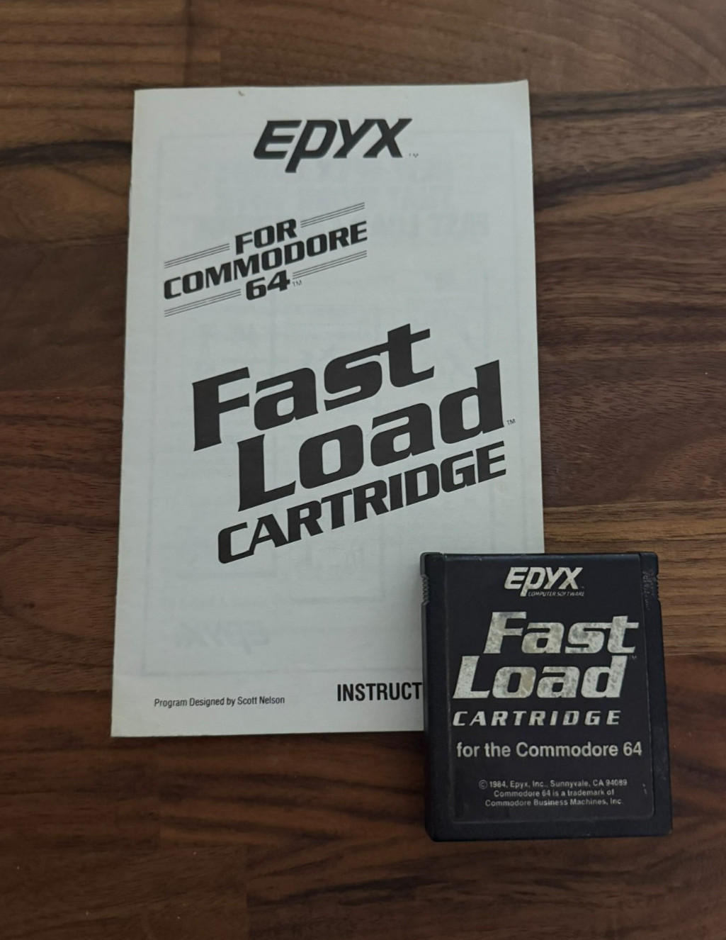 ** Epyx Fast Load Cartridge for Commodore 64 C64 w/ Manual - TESTED