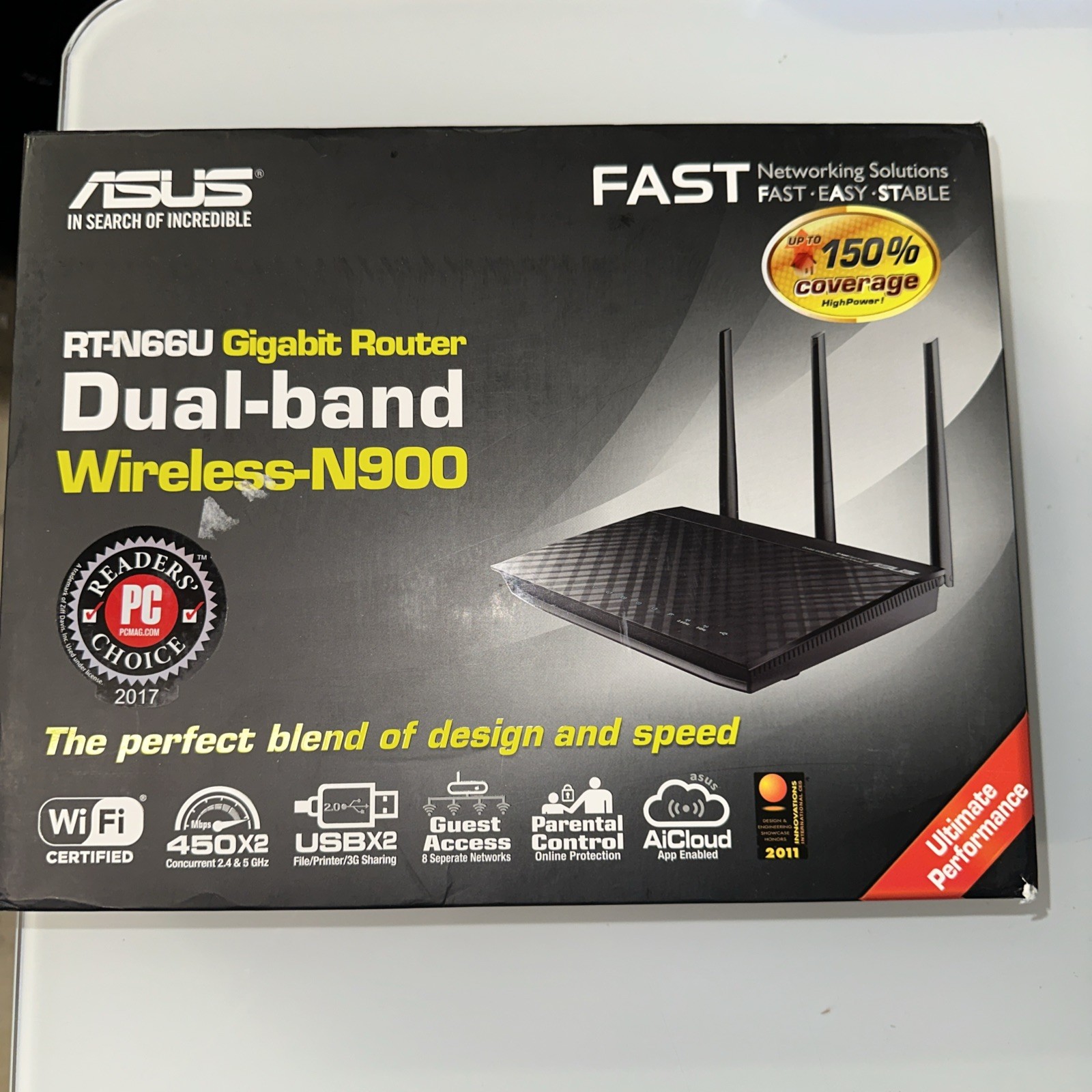 ASUS RT-N66U Dual-Band Wireless-N900 Gigabit Router