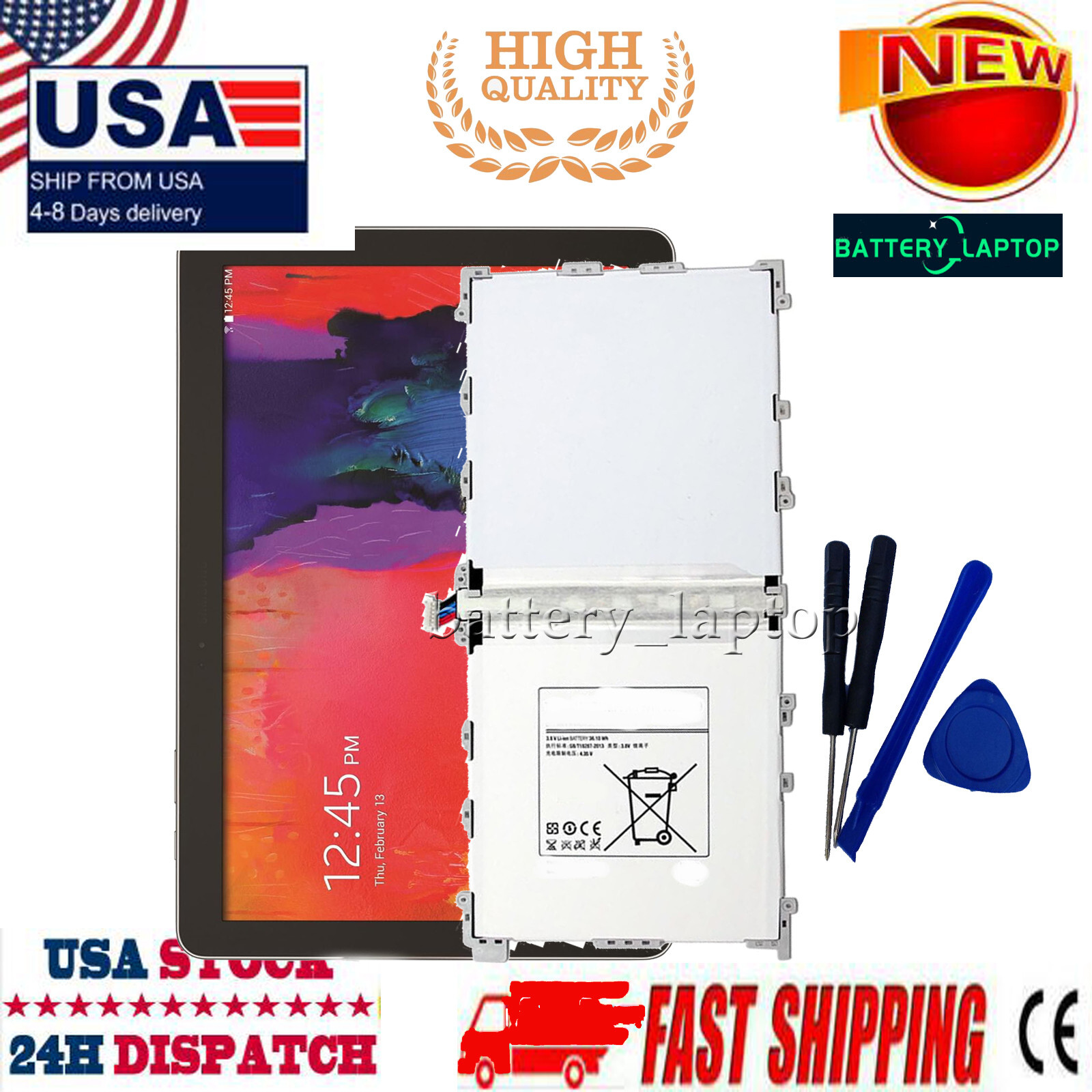 Battery for Samsung Galaxy Note PRO 12.2 SM-P900, SM-P901, SM-P905, SM-P905V