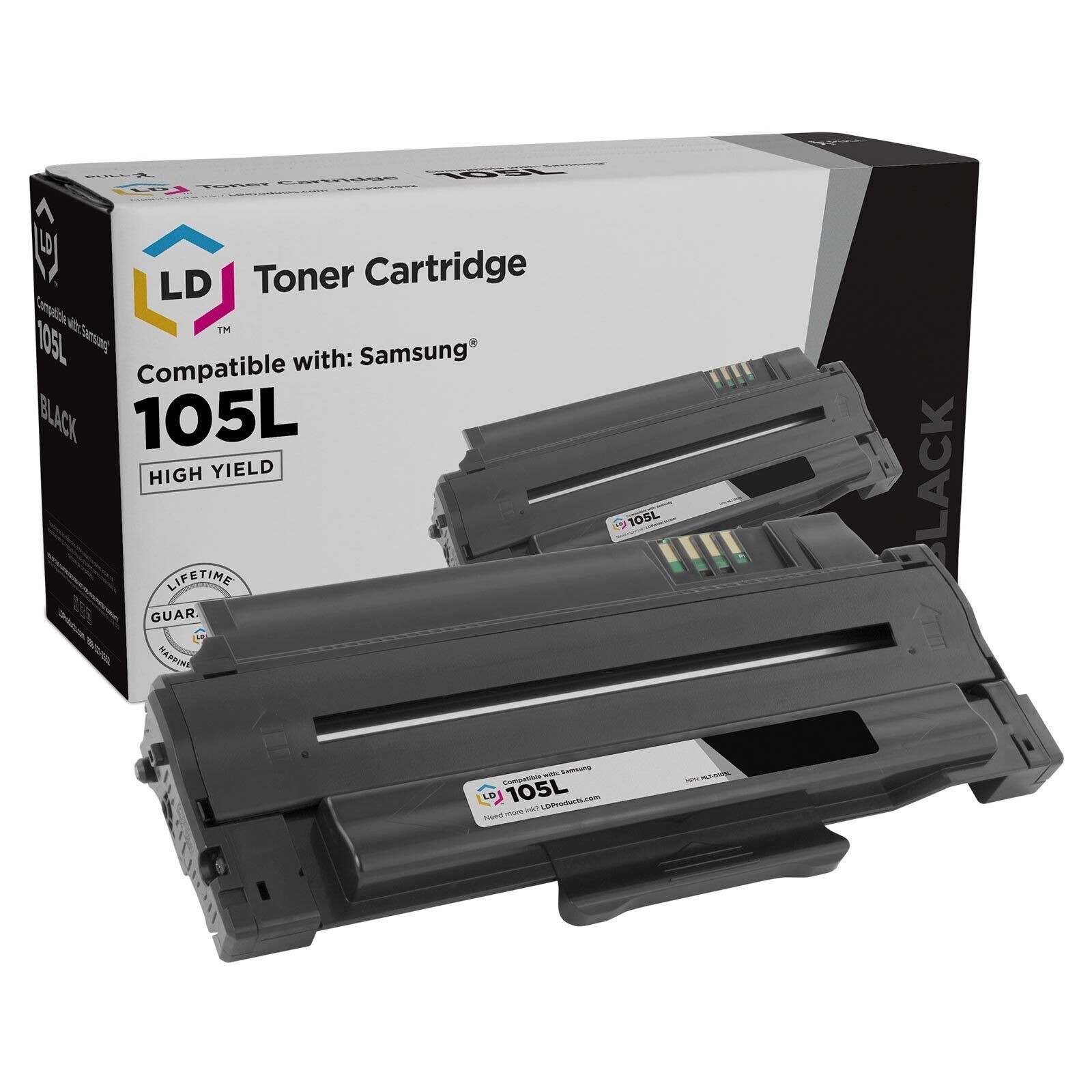 LD MLT-D105L Black Toner Cartridge for Samsung ML-1910 ML-1915 ML-2525 SCX-4623F