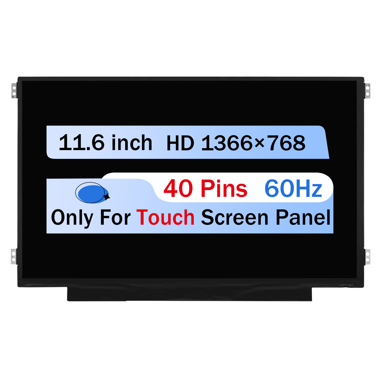 For Dell DP/N 00GPX0 0GPX0 LCD LED Touch Screen Replacement 11.6" HD 40 Pins