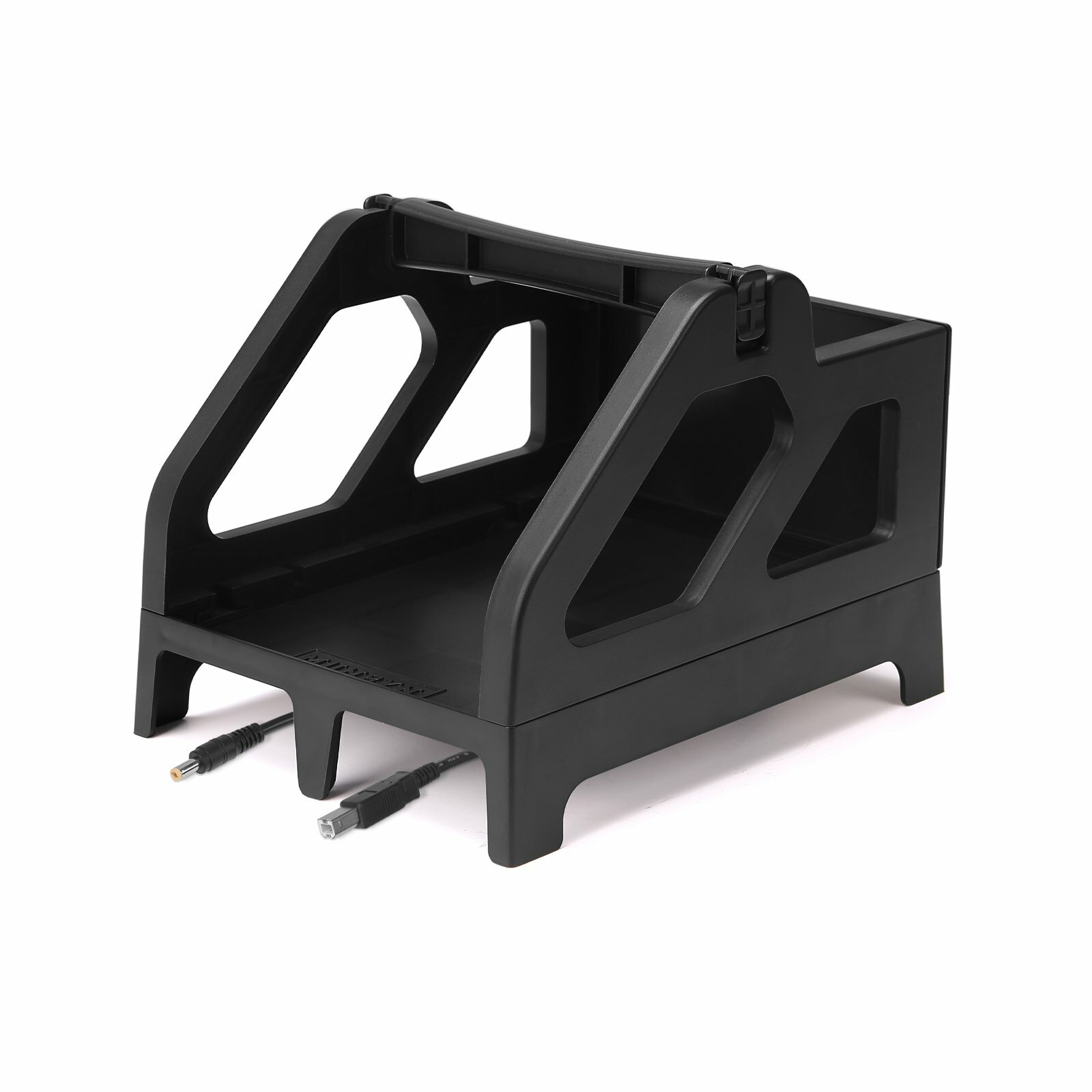 MUNBYN Label Holder for Rolls and Fan-Fold Labels for No Paper Bin Label Printer