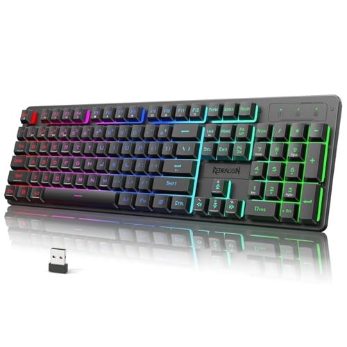 Tri-Mode Wireless K521KS Keyboard - RGB Mechanical & 25-Key Anti-Ghosting Design