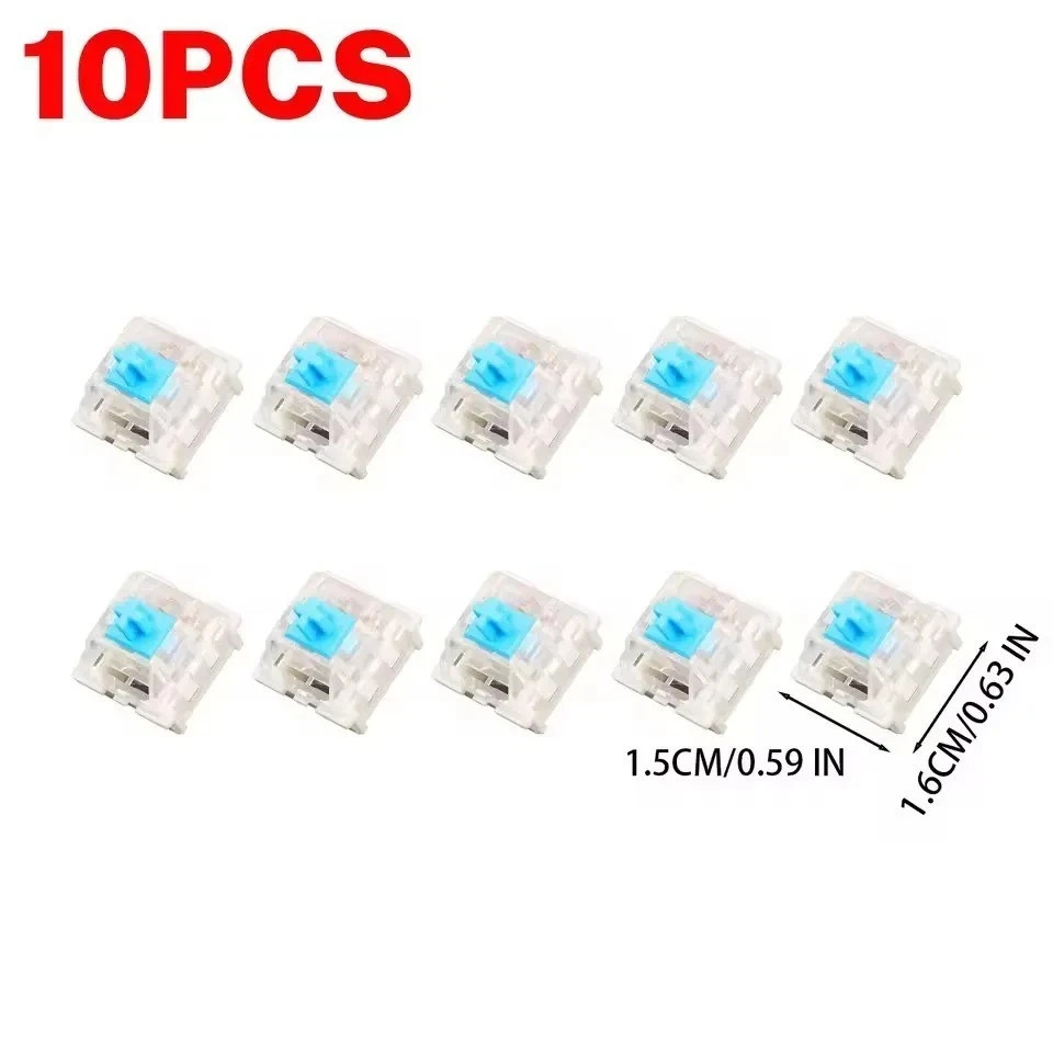 30 Pcs Keyboard Clicker,Mechanical,3 Pin Clicky Switches,Clickers for 3D Prints,