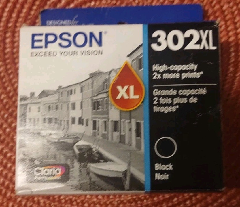 New Epson 302XL Black Ink Cartridge 