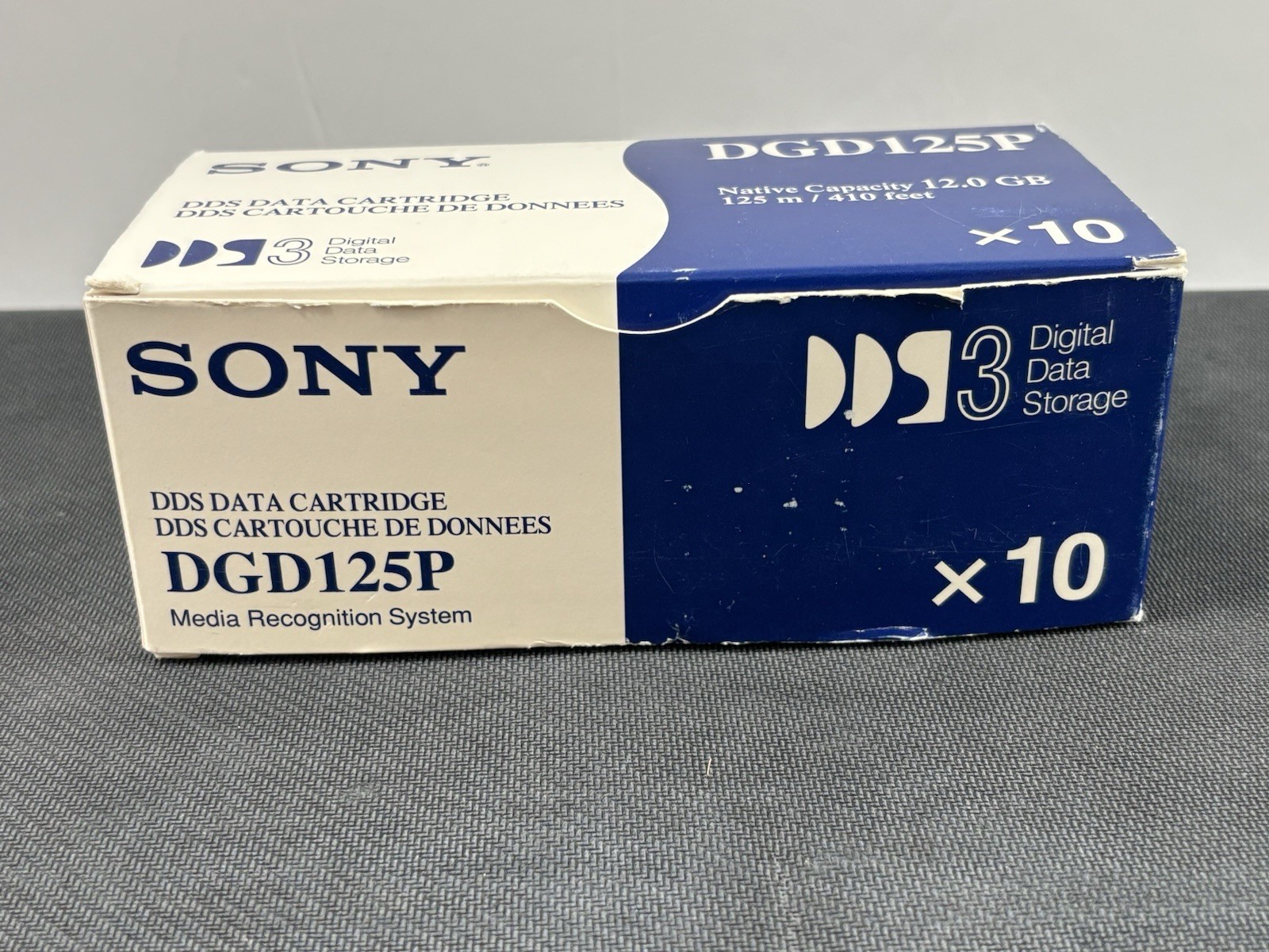 10 Sony DGD125P Data Cartridges New All Sealed