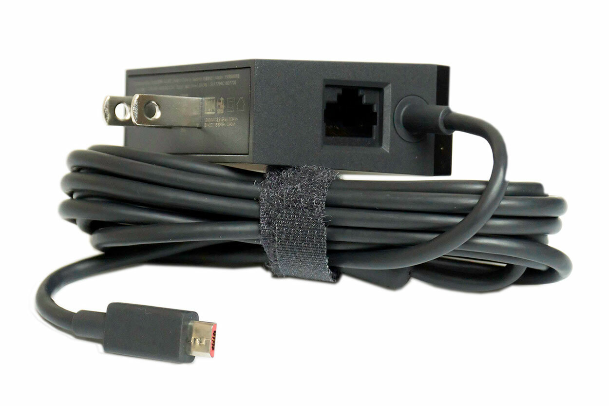 (5V/1A) 6-ft Micro-USB Charger w/ Ethernet for Google Chromecast Ultra (GL0402)