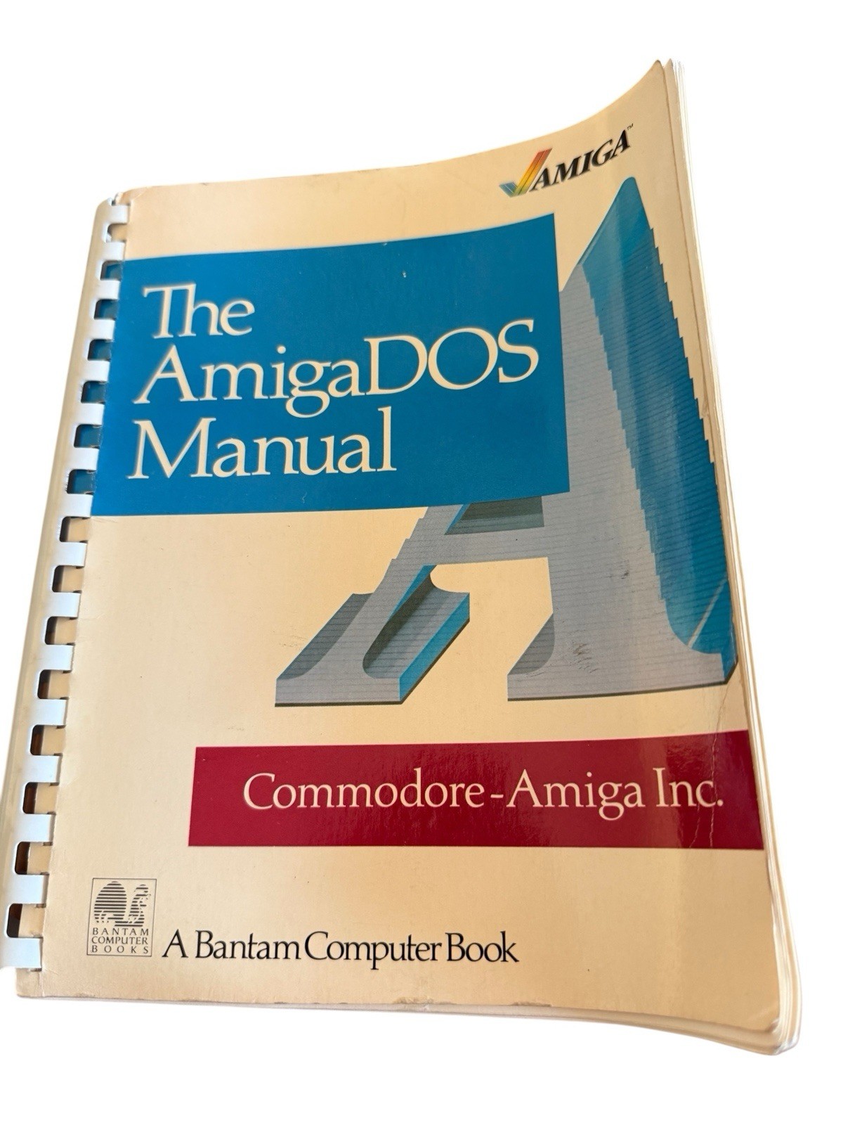 The Amiga DOS Manual 1st Edition 1986 Bantam Amiga Library Commodore VTG Book