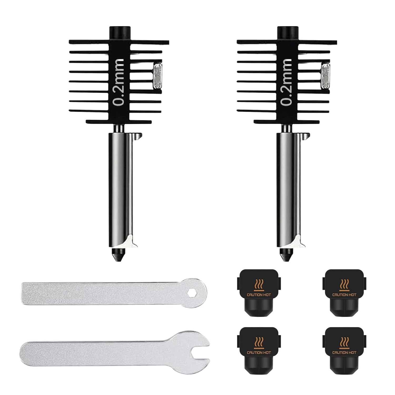 Bamboo Lab Upgrade Hardened Steel Hotend Kit for Bambu Lab A1 Mini /A1,2 Pack 0.