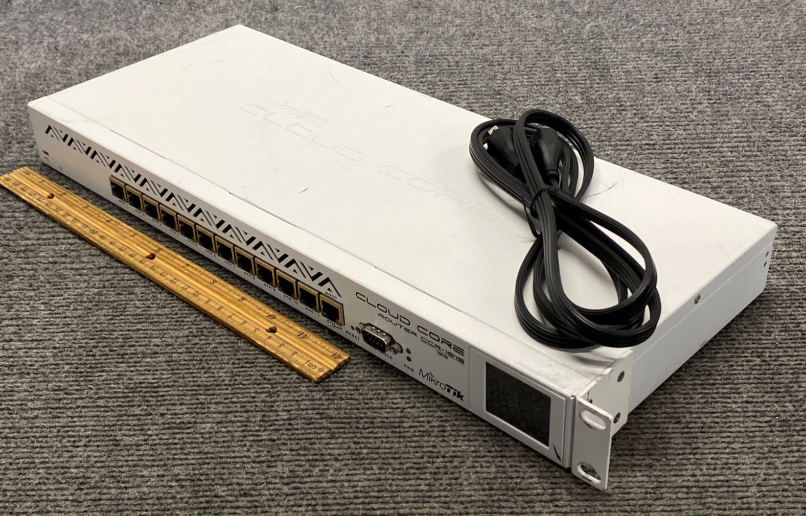 Microtik CCR-1016 Cloud Core 12G 12-Port Router w/ Power Cord