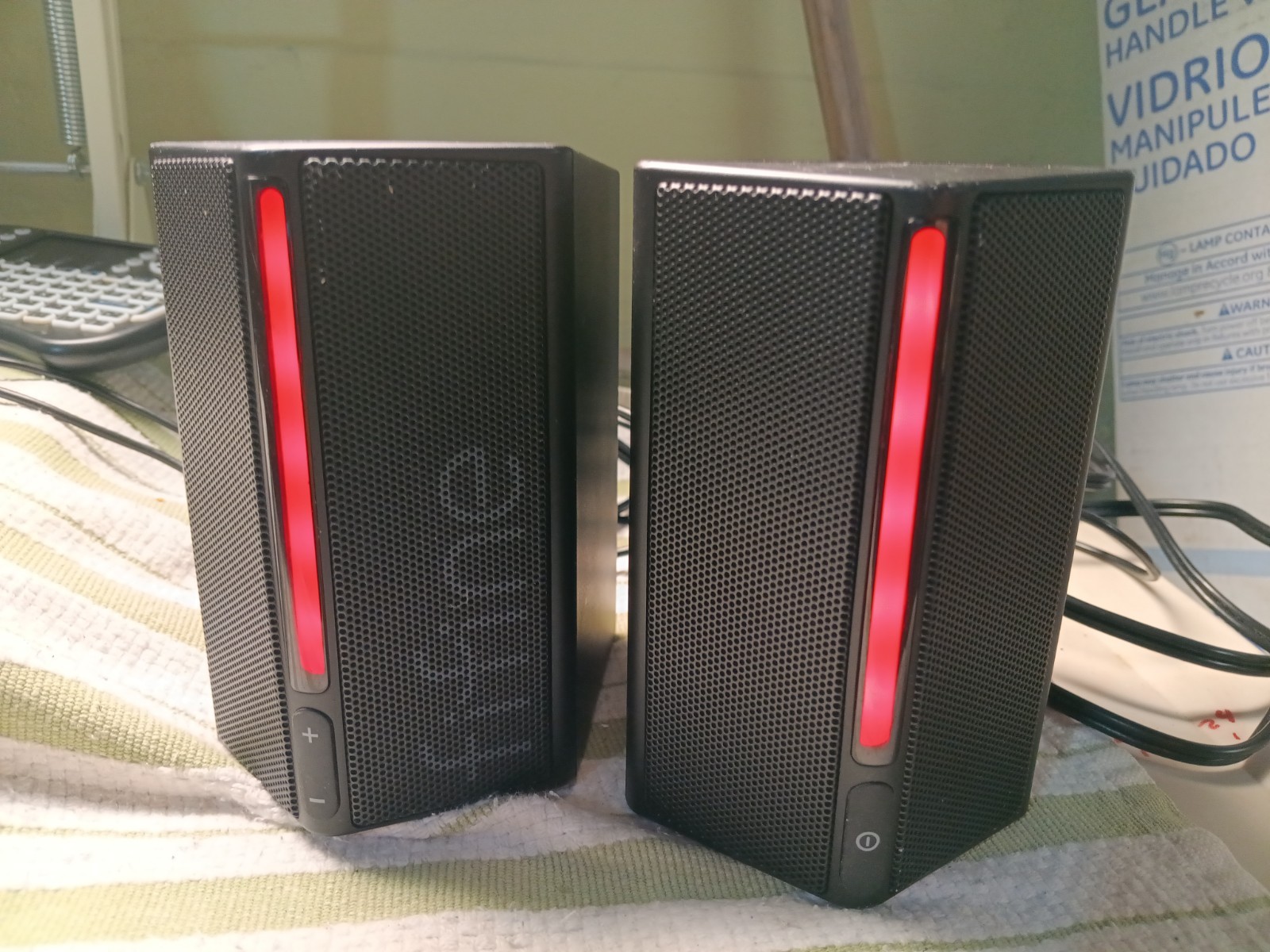 FiFine Ampligame Audio Computer USB Speakers With LED Multicolor Tested Working 