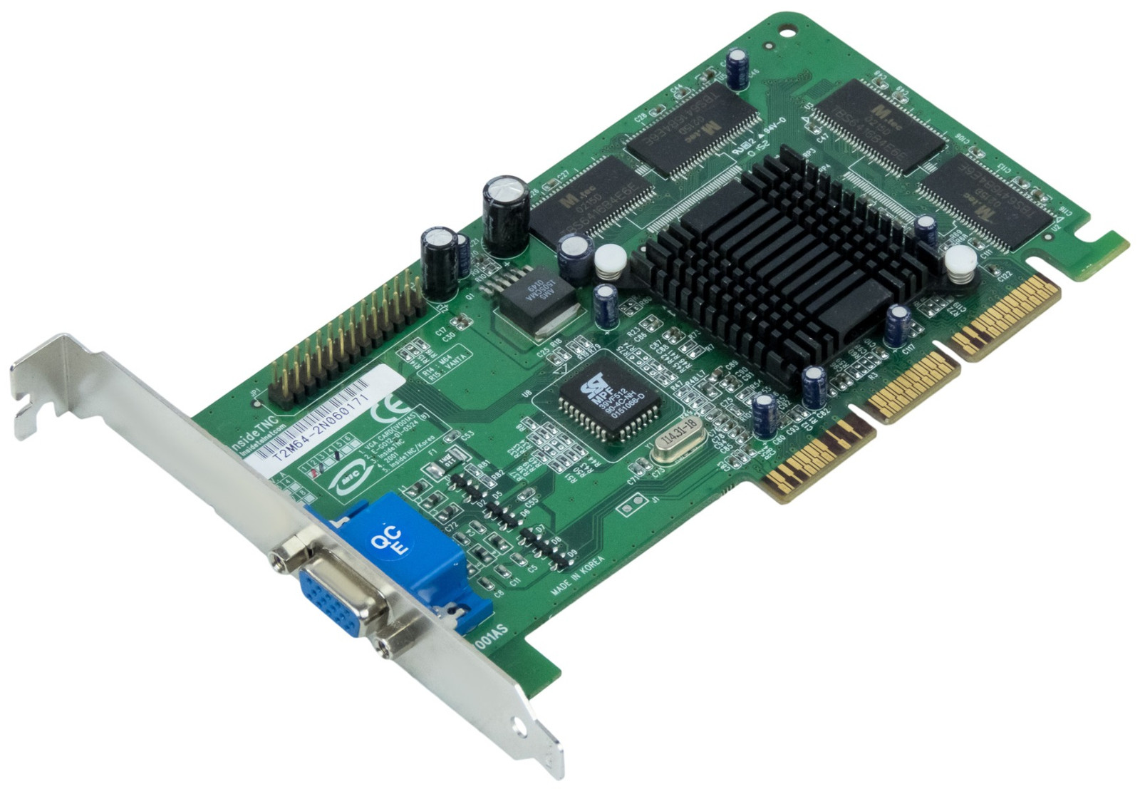 GRAPHICS CARD INSIDE TNC NVIDIA RIVA TNT2 M64 32MB T2M64-1N035140 IV001AS