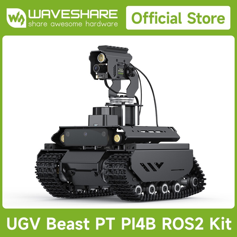 Waveshare UGV Beast ROS 2 Open-source Off-Road Tracked AI Robot for Raspberry Pi