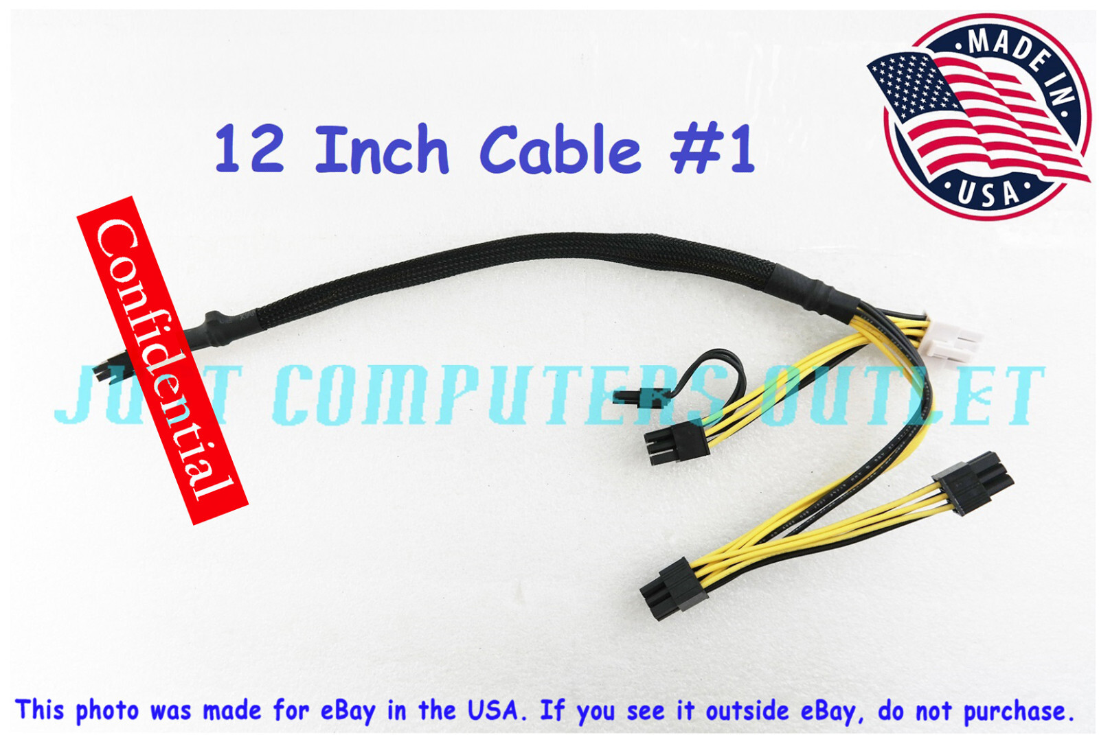 🔥 12" HP 30cm DL380 ML350 G10 GPU Cable 876503-001