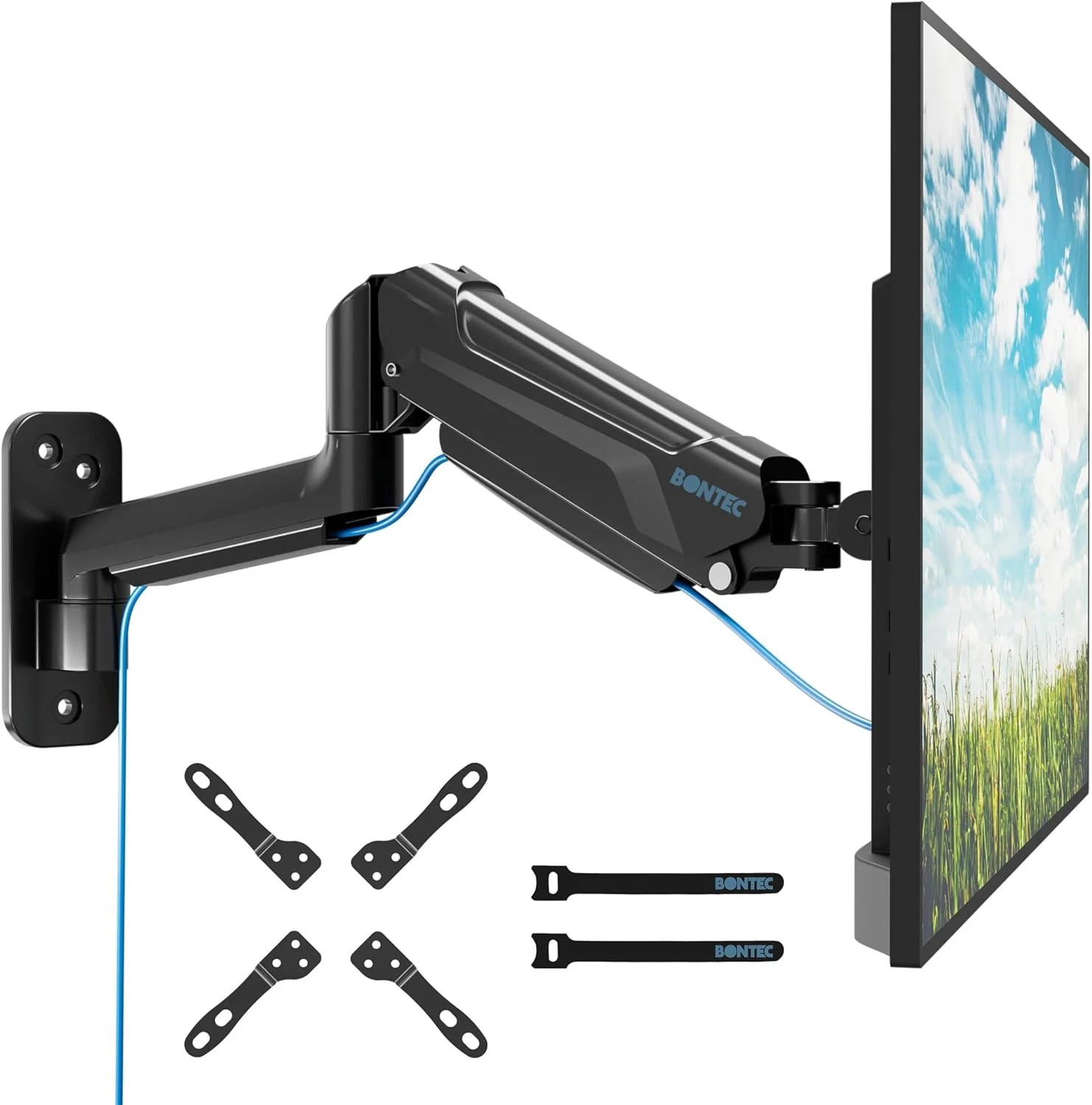BONTEC Monitor Wall Mount 13-42 inch, Black