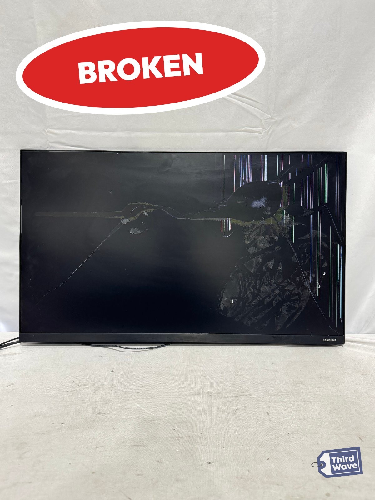 (BROKEN) Samsung T35F LF27T350FHNXZA 27in FHD 1080p IPS 75Hz Monitor HDMI Dark