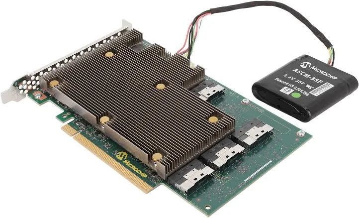 Microchip Adaptec SmartRAID Ultra 3258p-32i/e 24Gbps PCIe x16 Gen4 SAS/SATA/NVMe