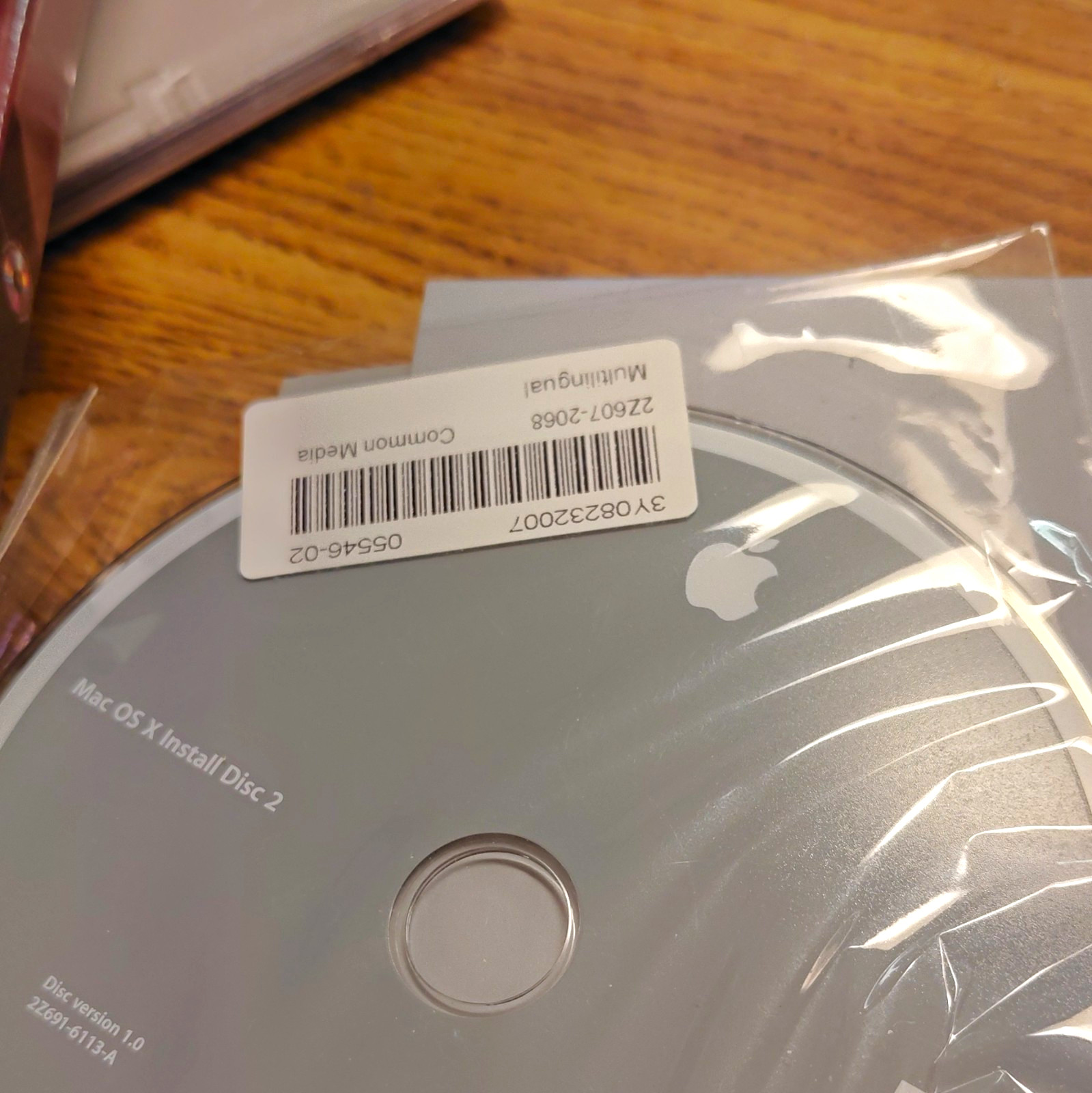 Apple Mac OS X Install Disc 2 + Mac Pro User’s Guide Manual & CD English