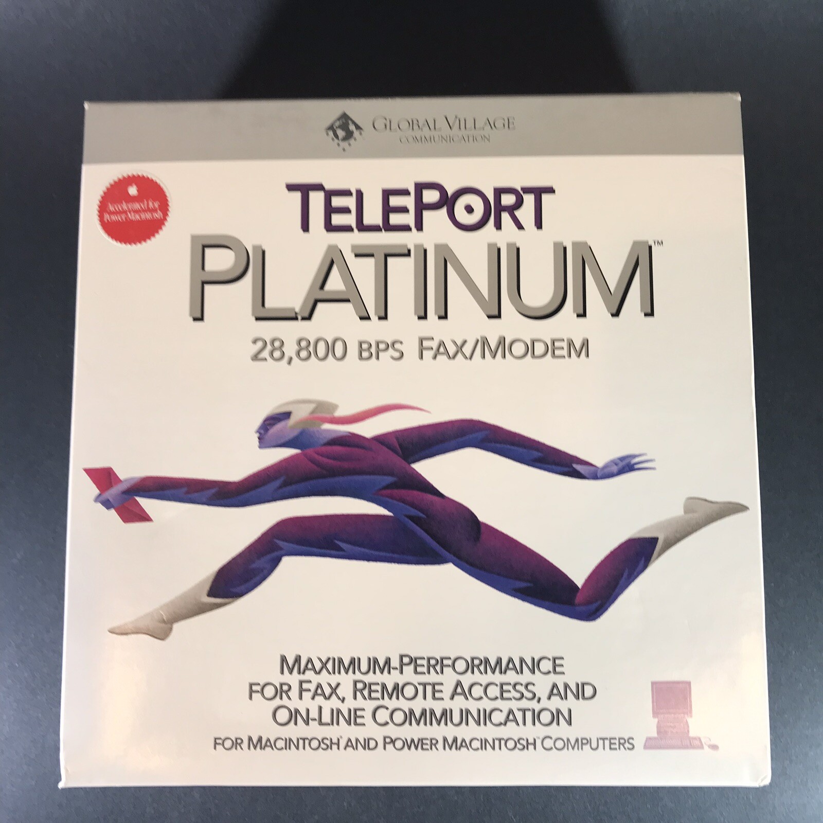 Manuals Software ONLY for TelePort Platinum Fax Modem Global Village Mac