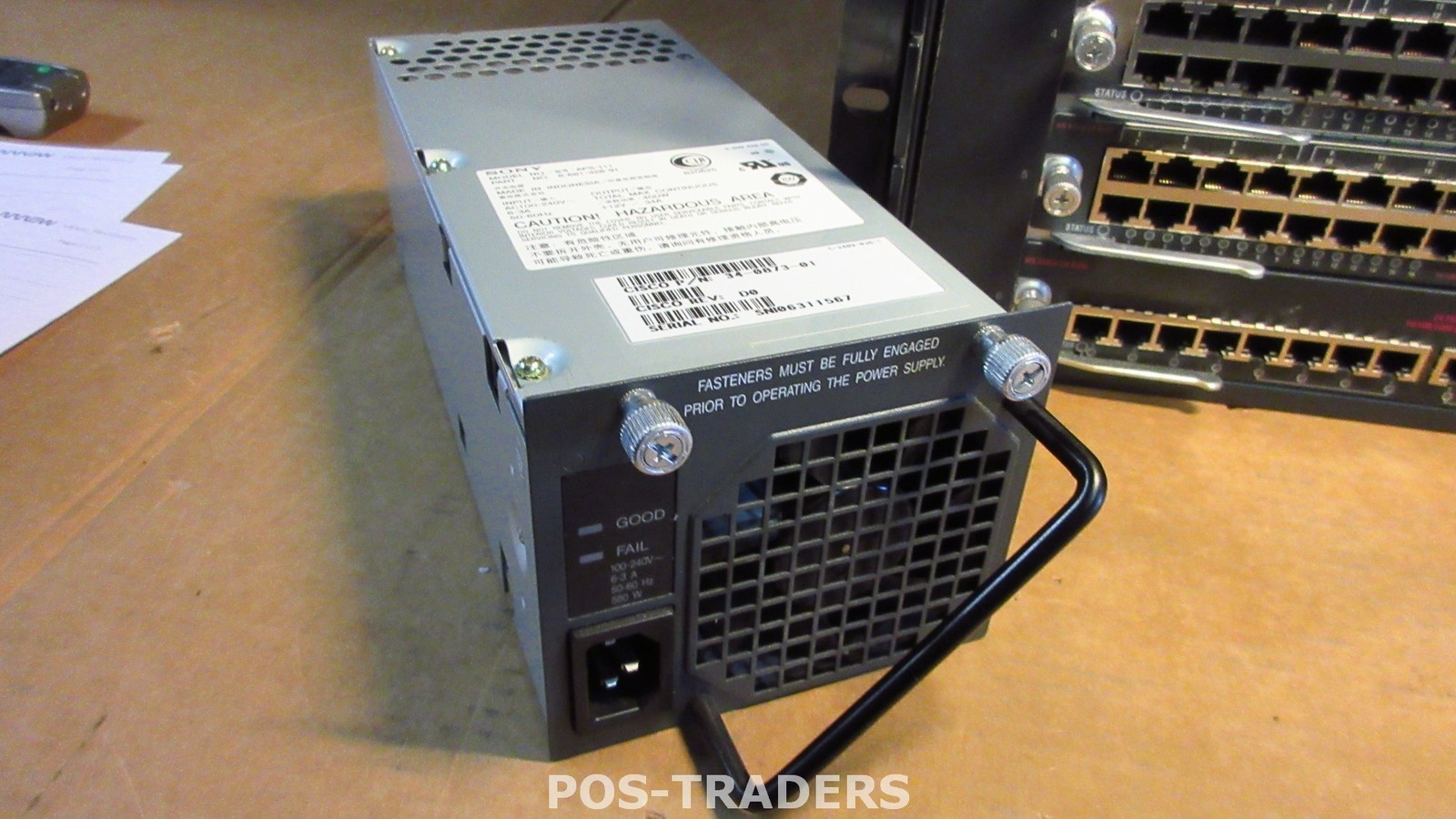 Sony APS-111 4000 4006 Catalyst 400W Power Supply 34-0873-01 FROM CISCO 4006
