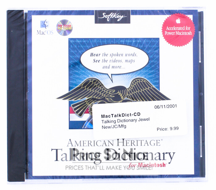 Softkey: The American Heritage Talking Dictionary *MAC*