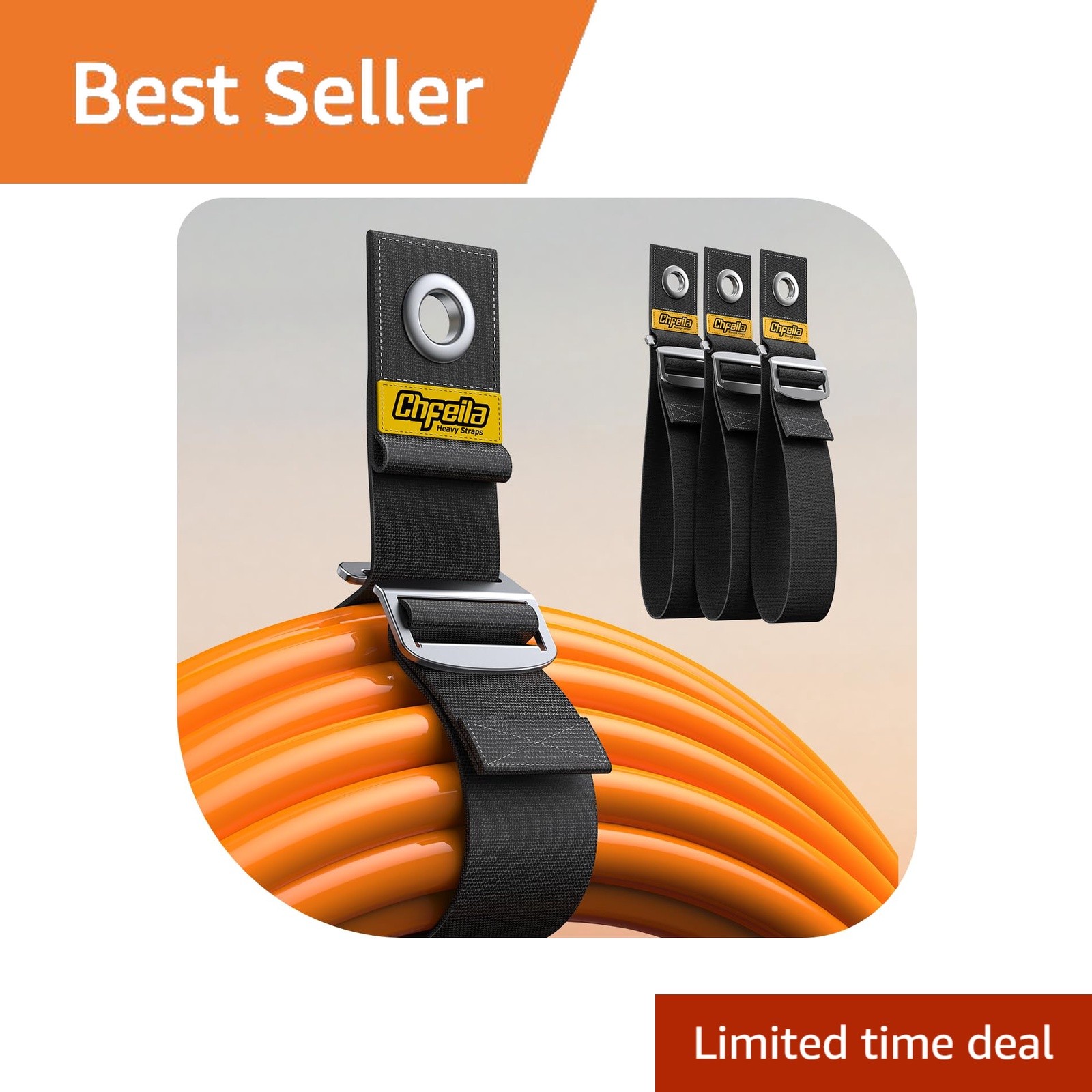 Chfeila 3-Pack 18-Inch Extension Cord Organizer Holder