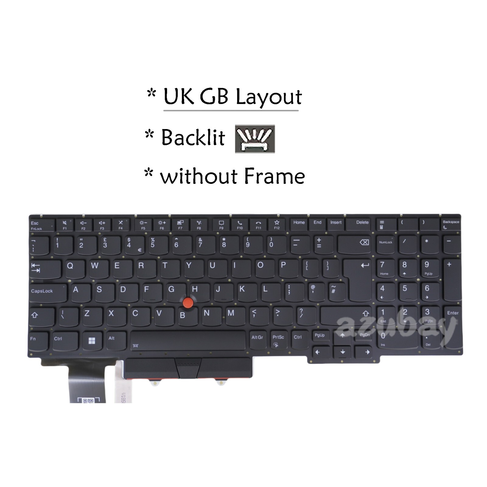 UK NE IT CA Laptop Keyboard For Lenovo Thinkpad E15 Gen 2 / Gen 3 /Gen 4 Backlit