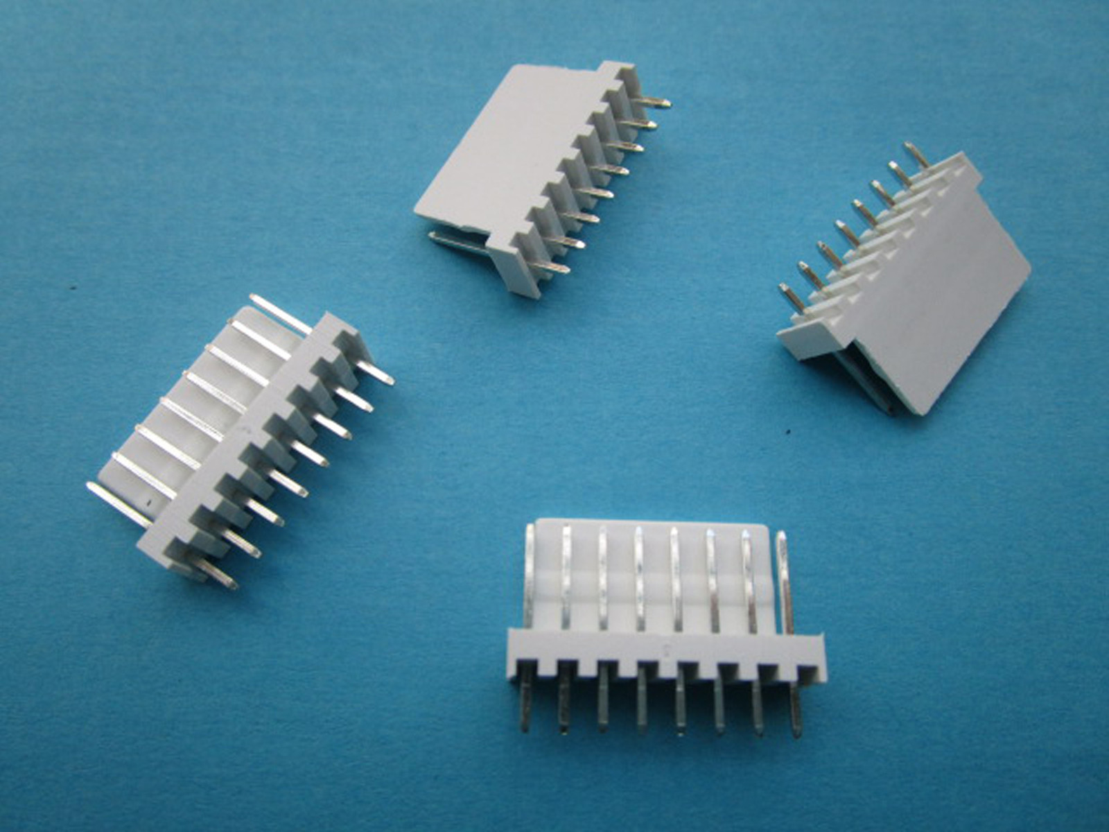 100 pcs 2510 Pitch 2.54mm 8 Pin Male Plug Connector Straight pin New