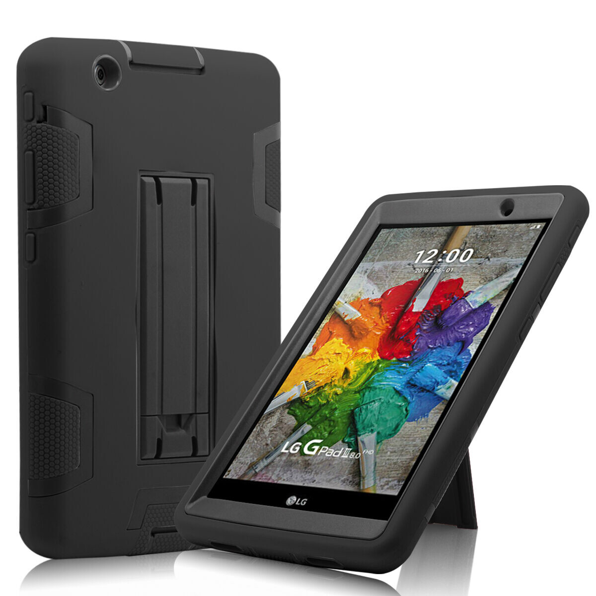 Hybrid Heavy Duty Protective Cover Case for LG G Pad III 3 8.0 / LG Gpad X 8.0