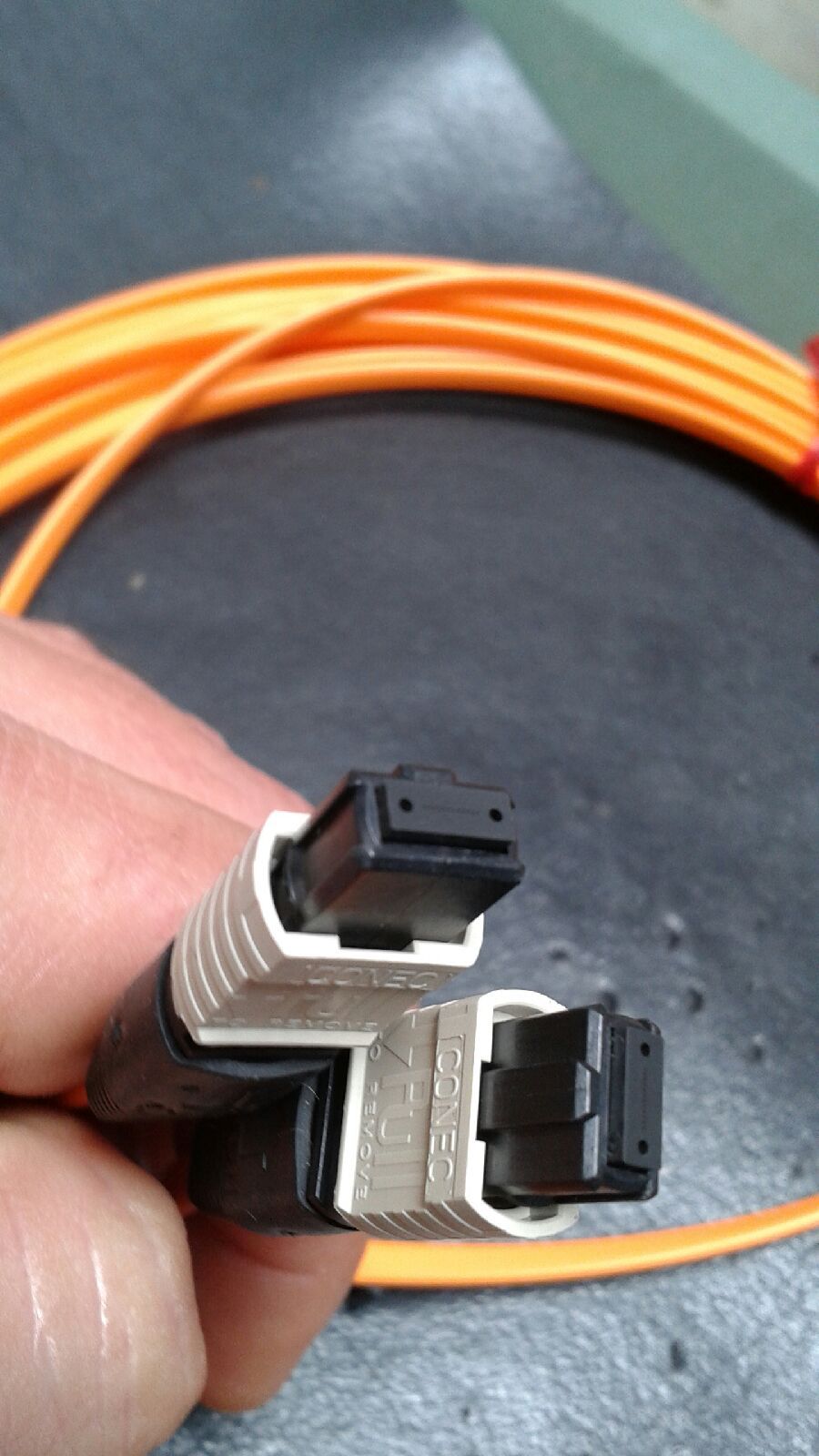 6 m    MTP (MPO) 62.5/125 Multimode 12 Strand Fiber Optic Cable female to female