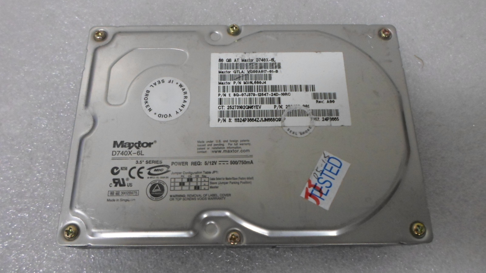Maxtor IBM 24P3665 D740X-6L 80GB IDE