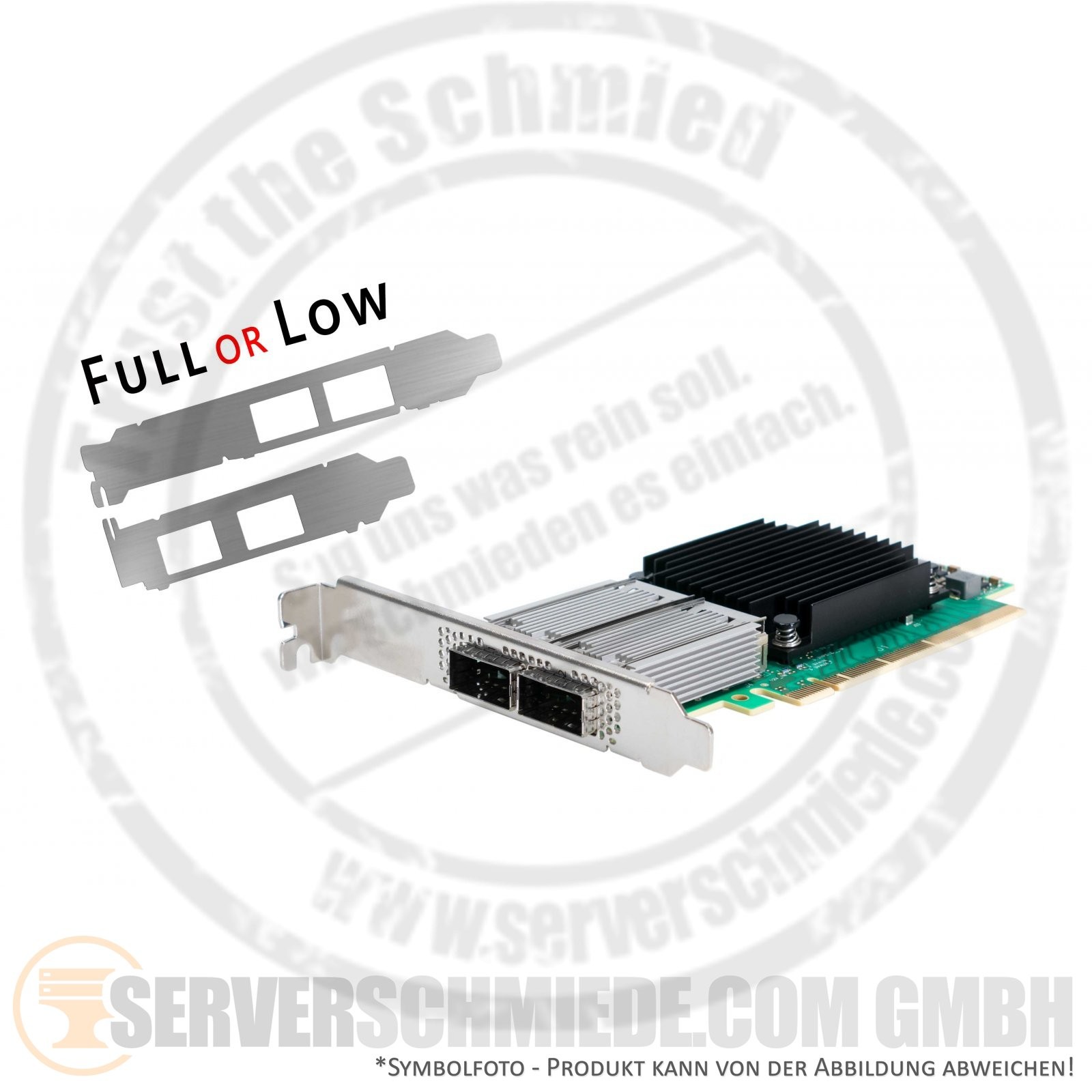 Nvidia Mellanox MCX516A-CCAT 2x 100Gb QSFP28 LAN Network Controller PCIe x16