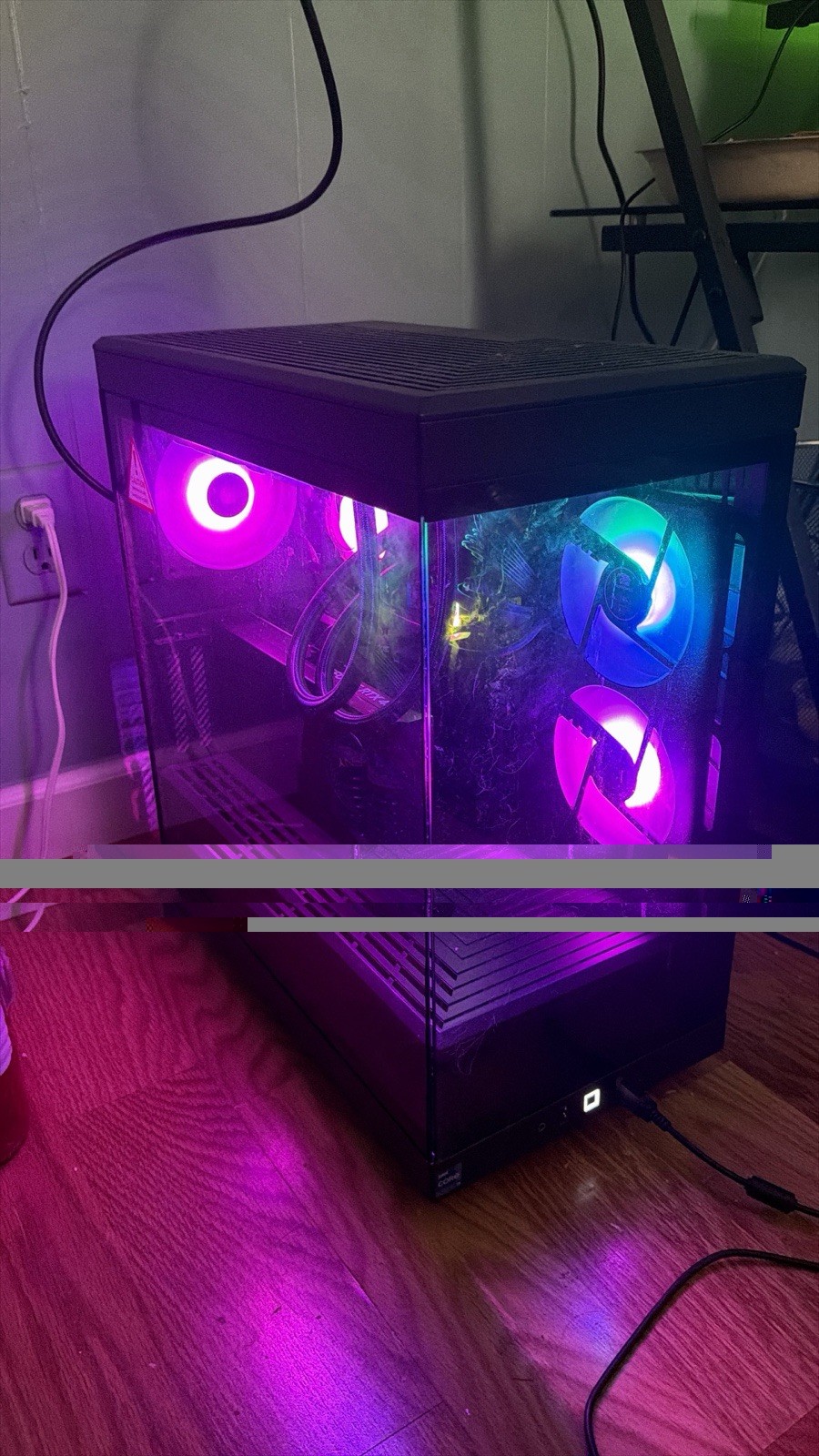 GAMING PC for 1440P i7-14700F 16GB DDR5 RTX 4070 12GB Win 11 RGB Black 2TB SSD