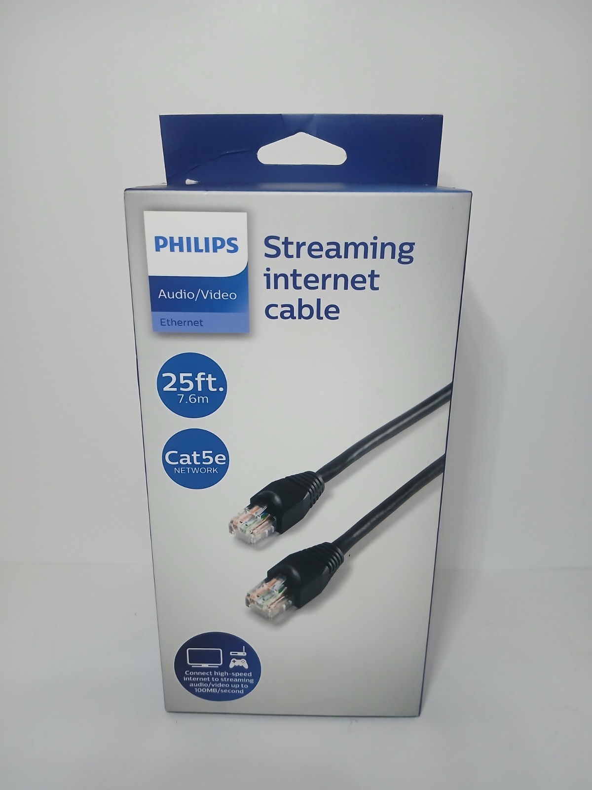 Philips 25ft Streaming Internet Cat5e Cable