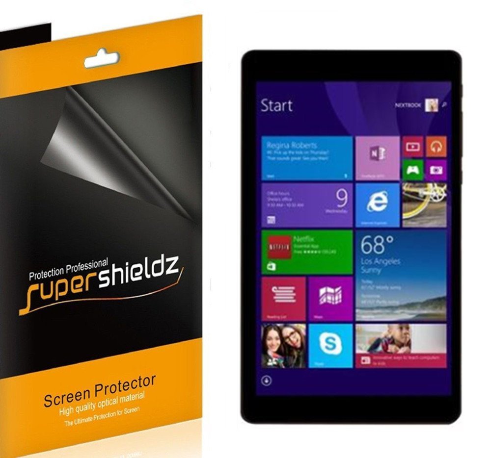 3X HD Clear Screen Protector Saver for Nextbook 8" Quad Core Windows 8.1 Tablet