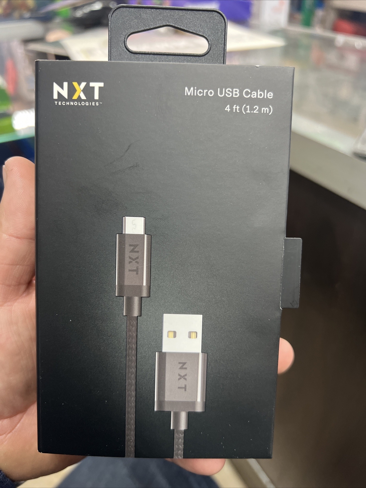 NXT Tech 4 Ft. USB-A to Micro-USB Charging Cable for Samsung/Android, Black54334