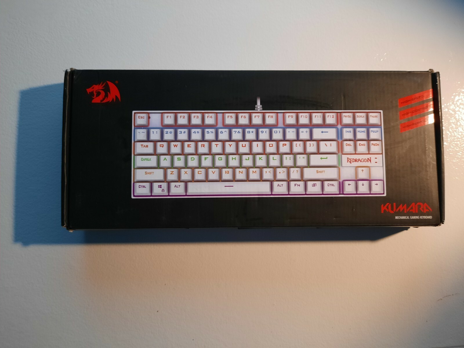 Redregon K552 Mechanical Gaming Keyboard Kumara Wired Red Switches OPEN BOX