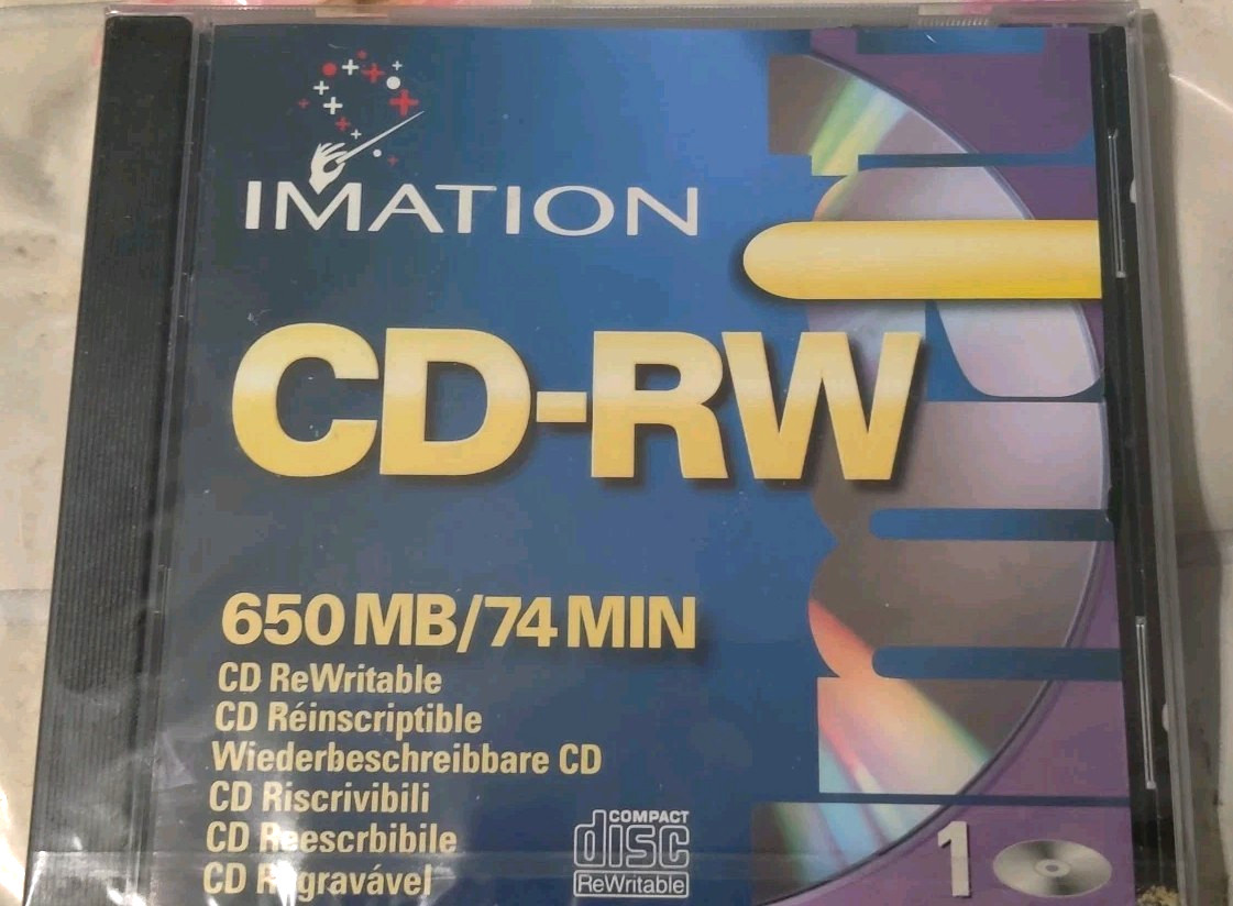 Imation CD-RW 650MB in Sealed Plastic