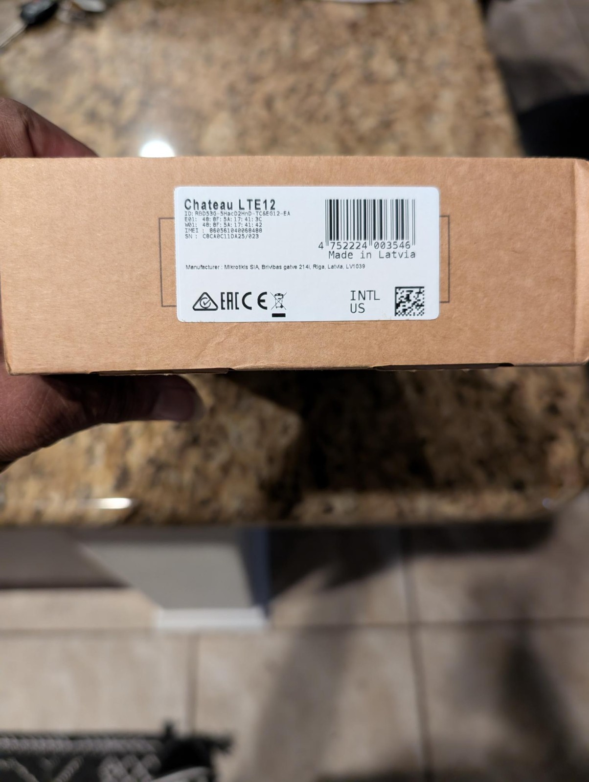 Mikrotik Chateau LTE12