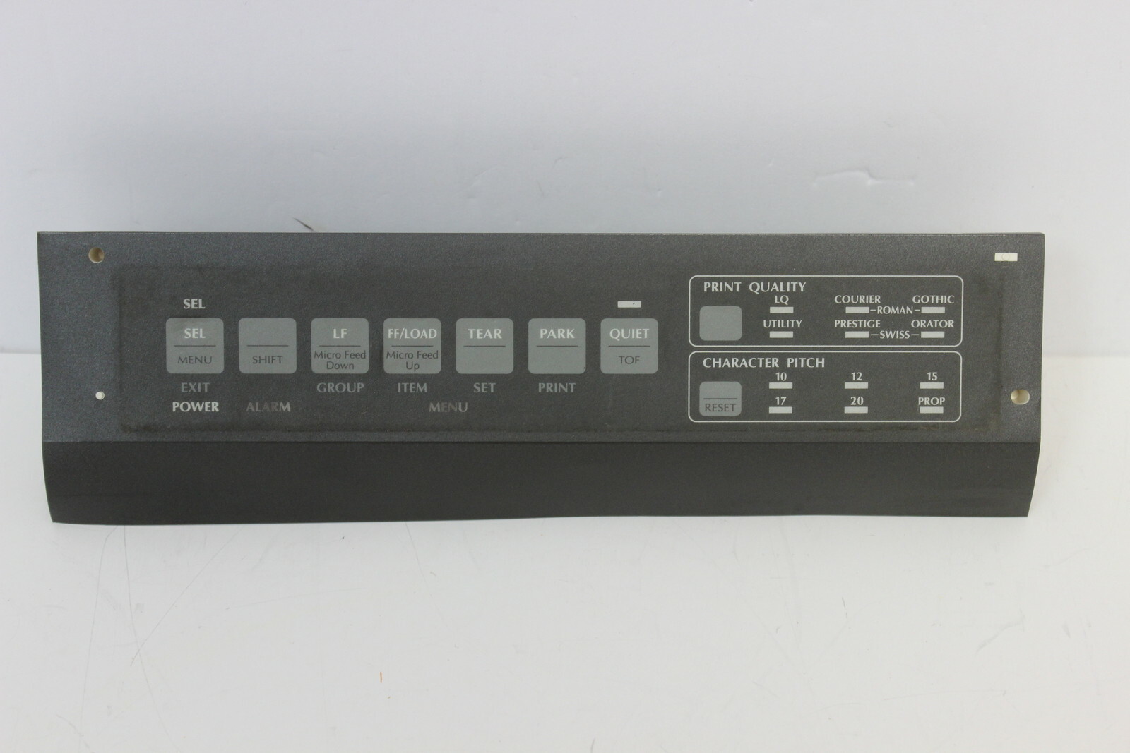 OKIDATA 55937501 LEOP OPERATOR PANEL BOARD W 53562701 OVERLAY ML590 ML591
