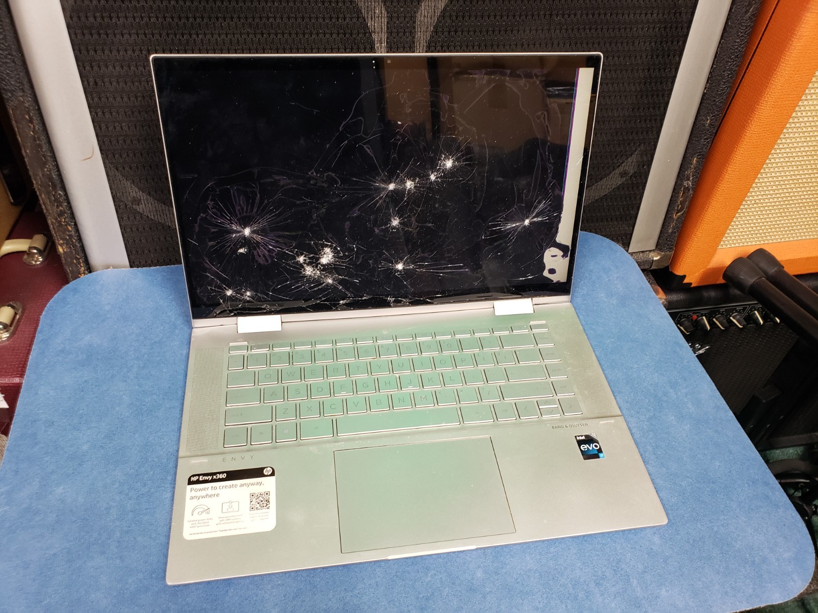 HP Envy x360 15-ew0023dx 15.6” Touchscreen 2-in-1 Laptop for parts READ