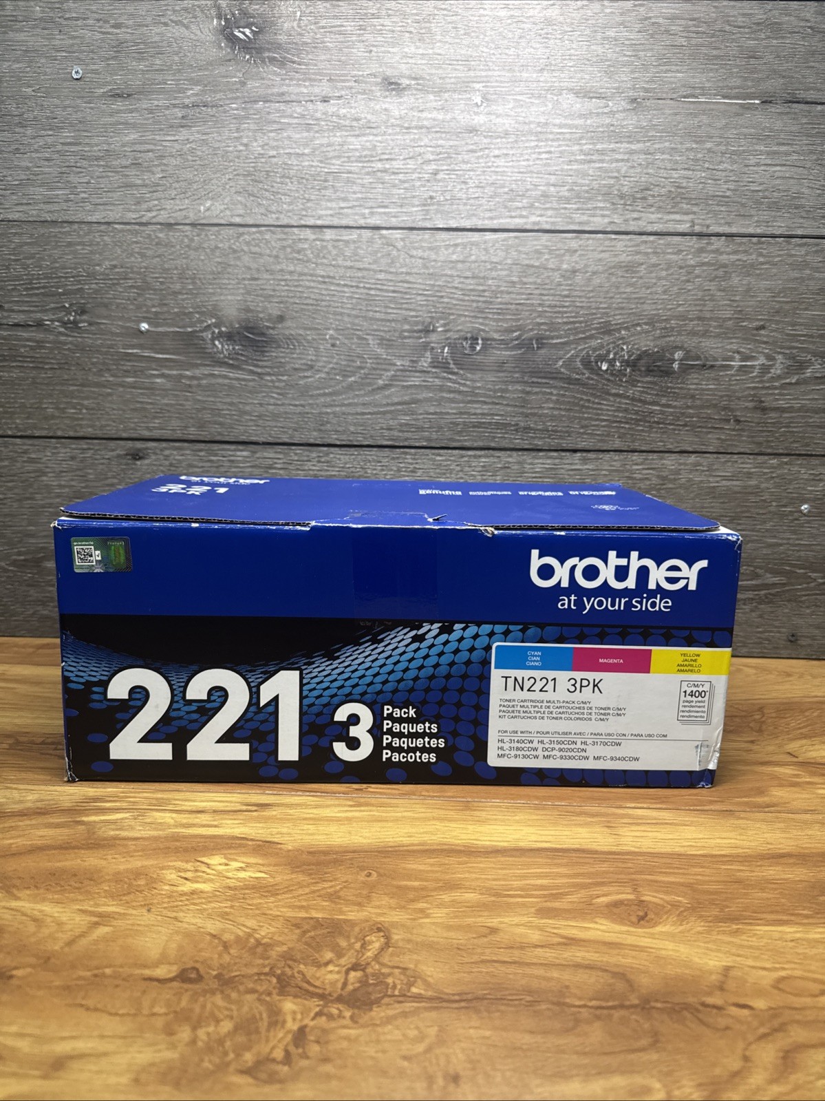 Brother TN2213PK Three Pack (Cyan, Magenta, Yellow) Standard SEALED BAGS