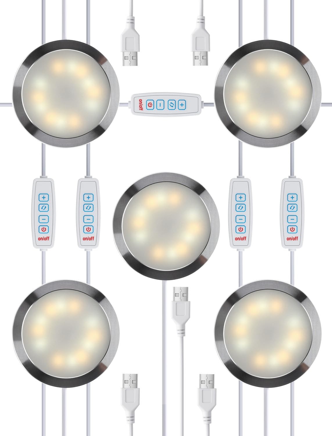 5PCS LED Lamp Kit 001 for Bambu Lab A1/P1/X1/P2/H2/A2 Series 3D Printer