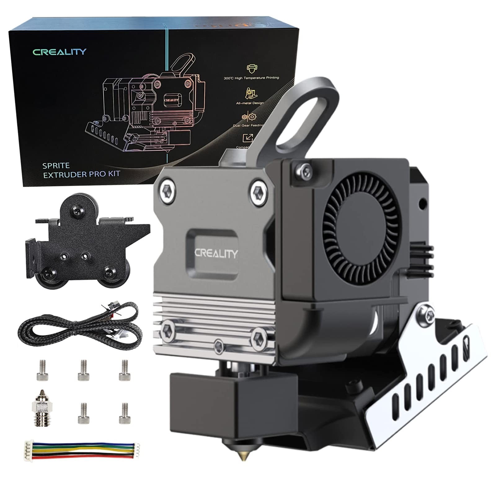 Creality Official Sprite Direct Drive Extruder Kit with 80N Stepper Motor, Di...