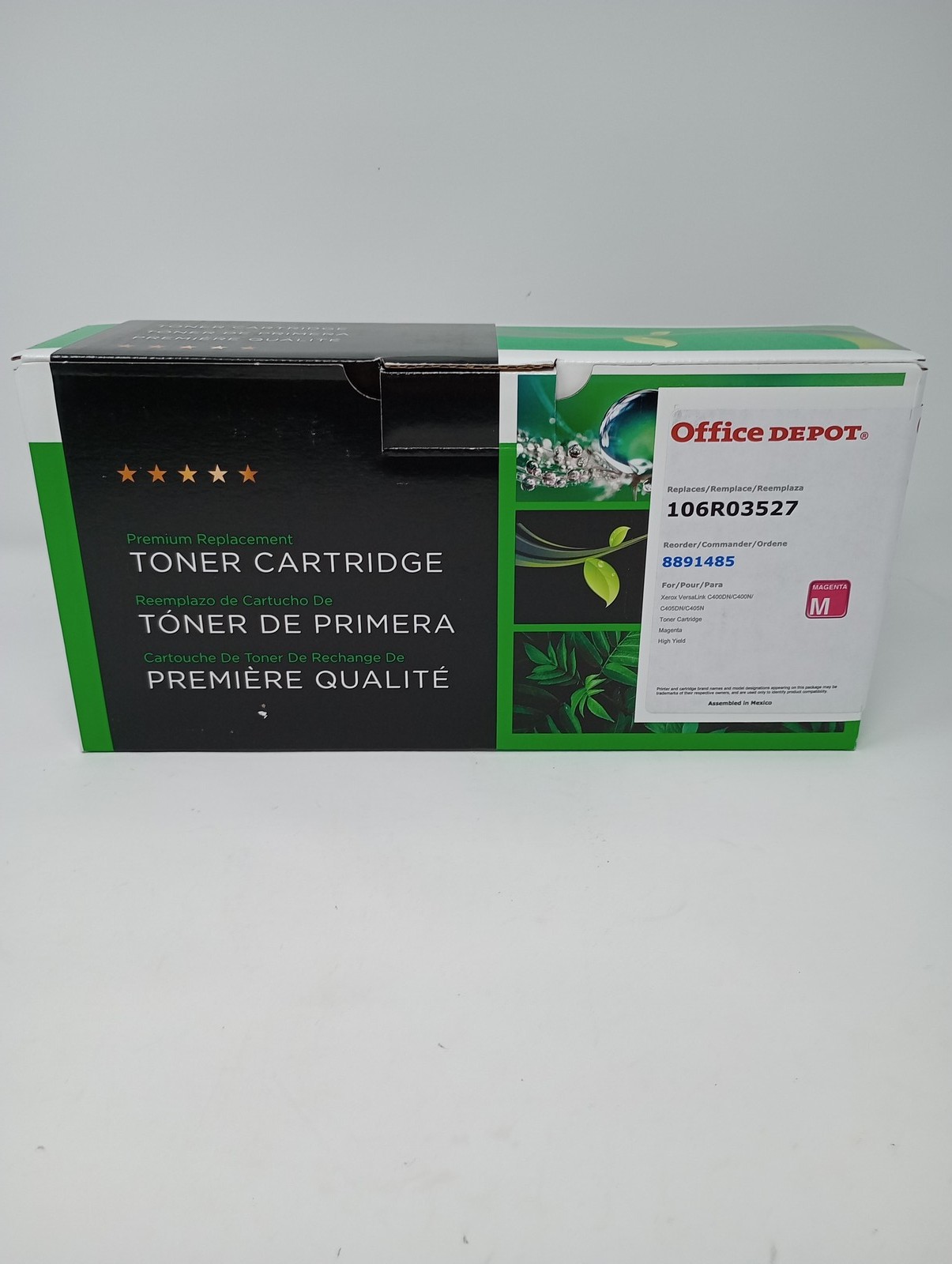 OFFICE DEPOT HIGH YIELD TONER CARTRIDGE REPLACEMENT - MAGENTA
