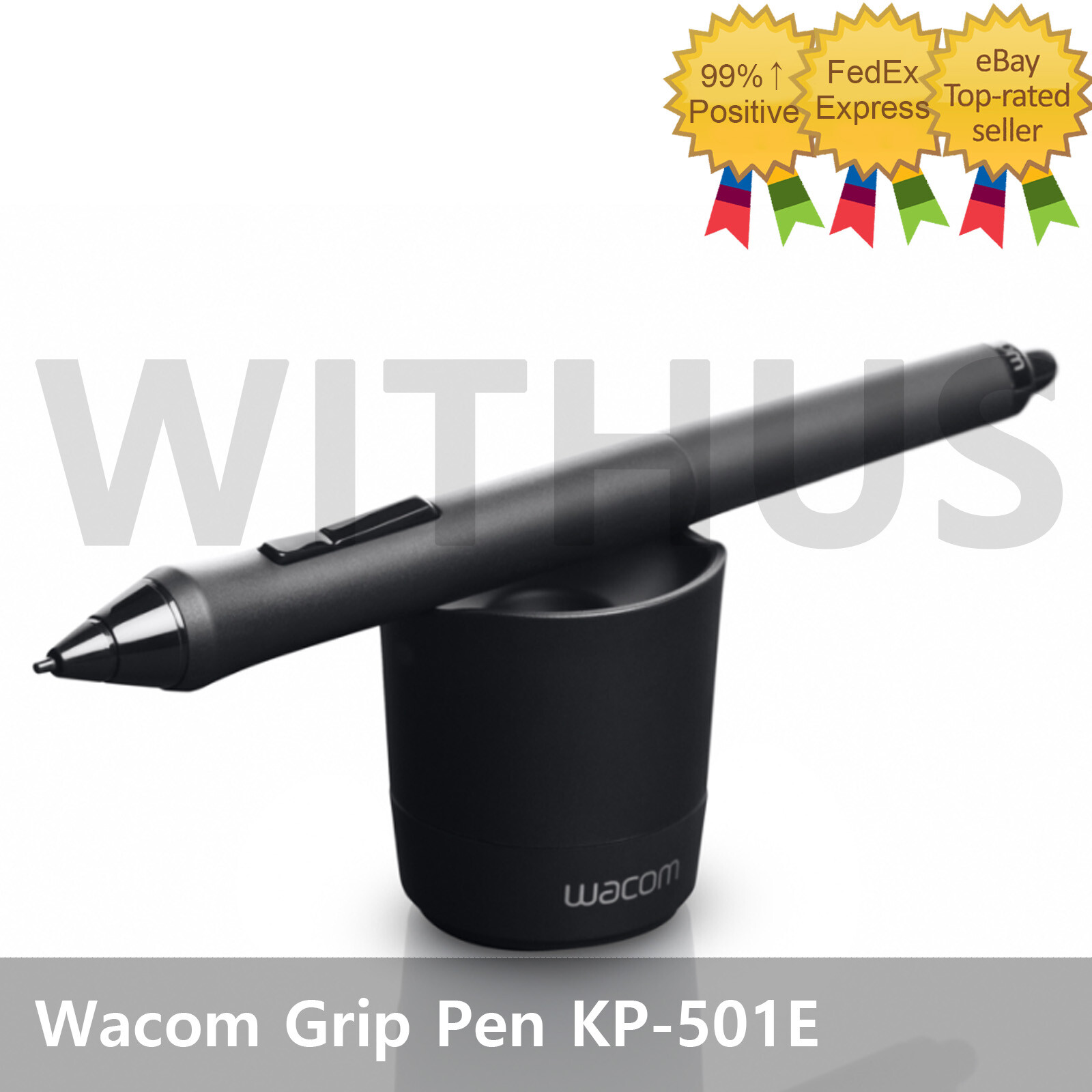 Wacom Grip Pen KP-501E for Intuos 4/ 5/ Pro/ Cintiq 21UX/ 24HD/ 13HD - Express=