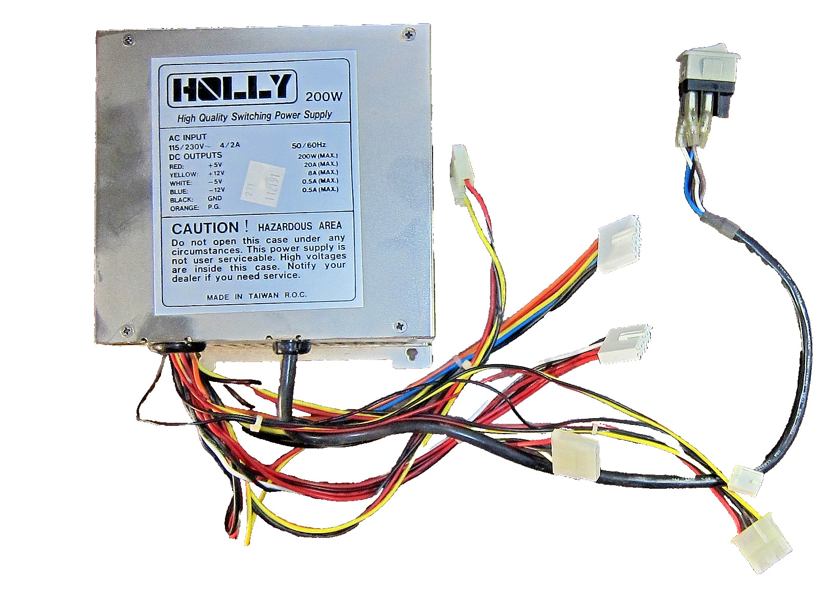 Genuine Vintage Rare Holly 200W AT High Quality Switching Power Supply