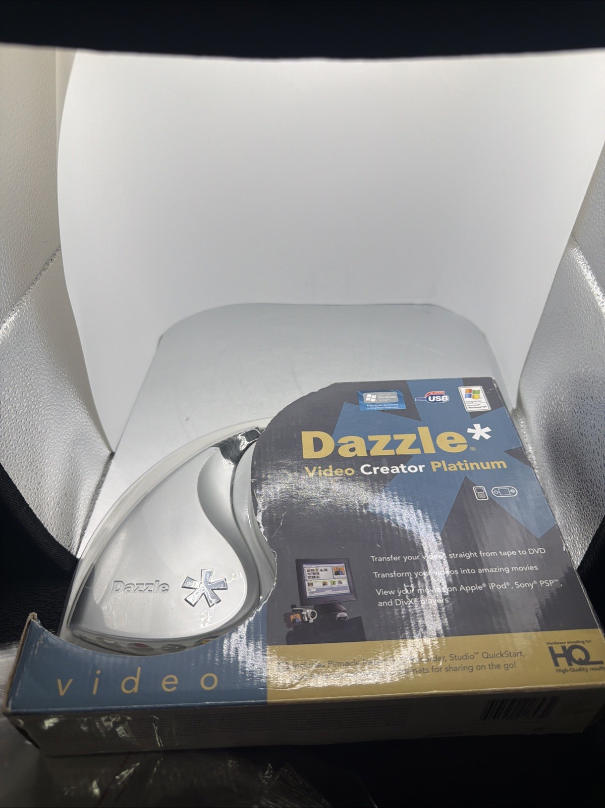 Pinnacle DAZZLE VIDEO CREATOR PLATINUM USB to RCA/ S Video Dongle SEALED NEW