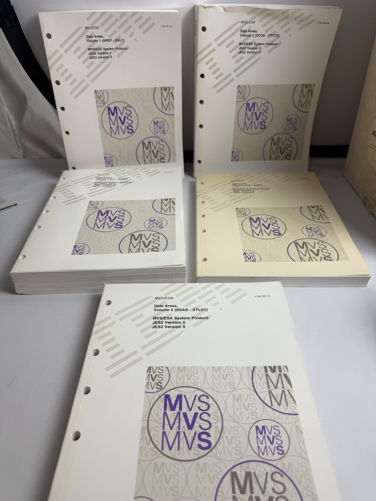 IBM MVS/ESA Data Areas Manuals Vol 1-5 JES2/JES3